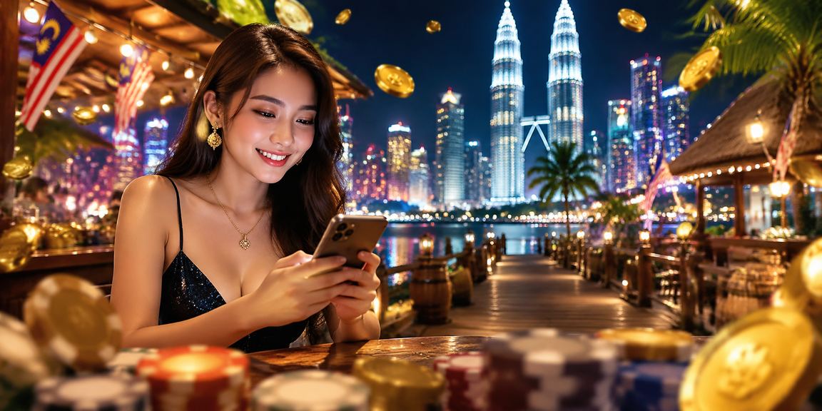 Pemain Malaysia mengakses akaun 2560 melalui telefon pintar dengan mudah